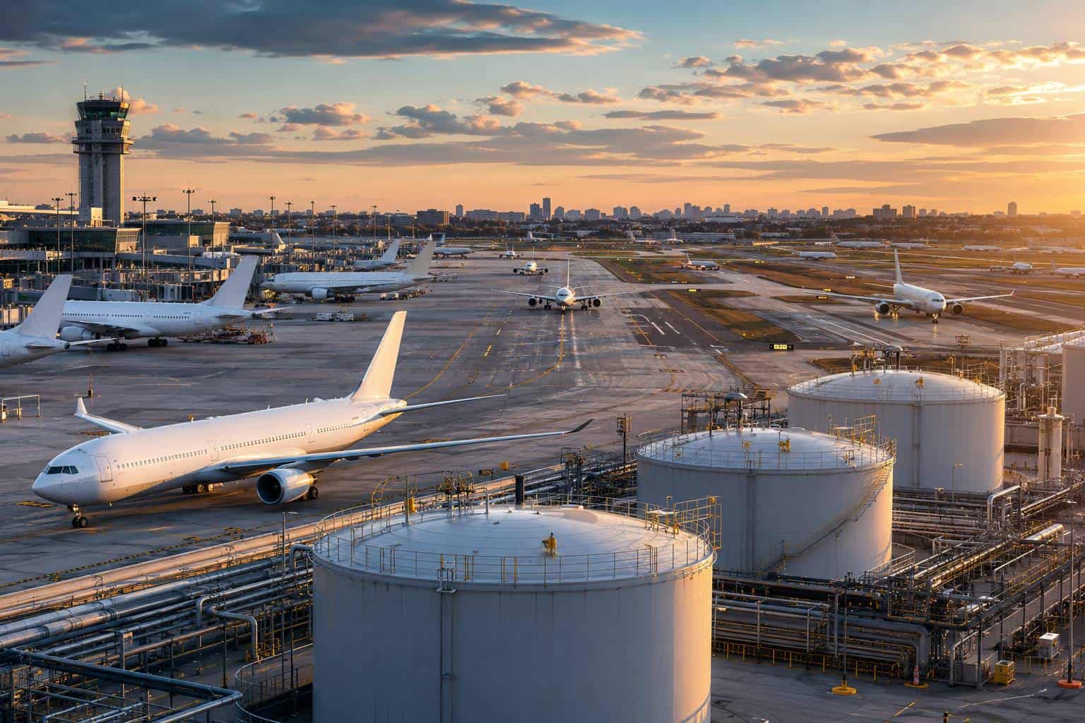 Europas Flugkerosin-Vorräte unter Druck – Sommerengpässe drohen