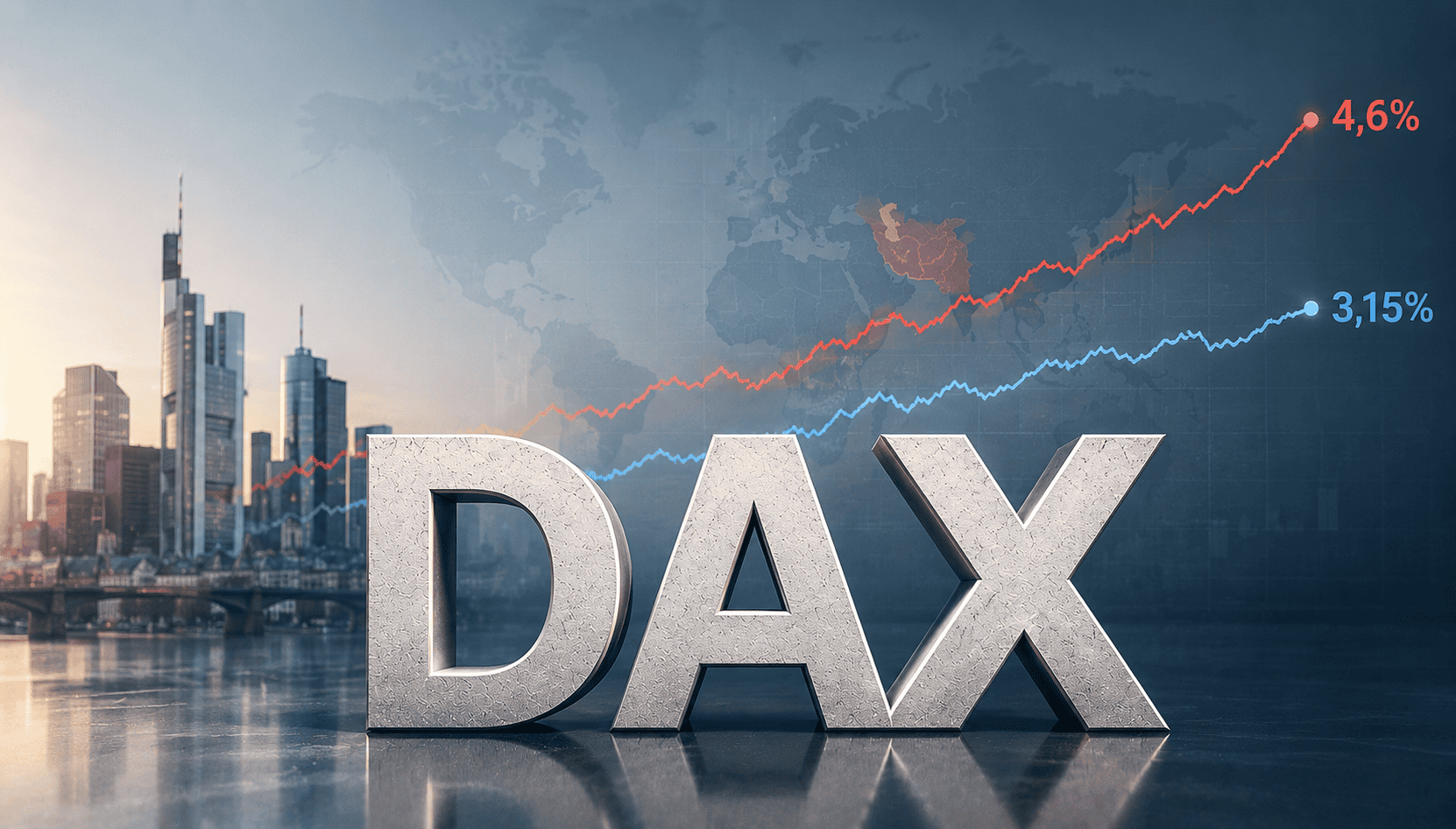 DAX im Fokus: Geopolitische Spannungen und steigende Renditen belasten Kurse