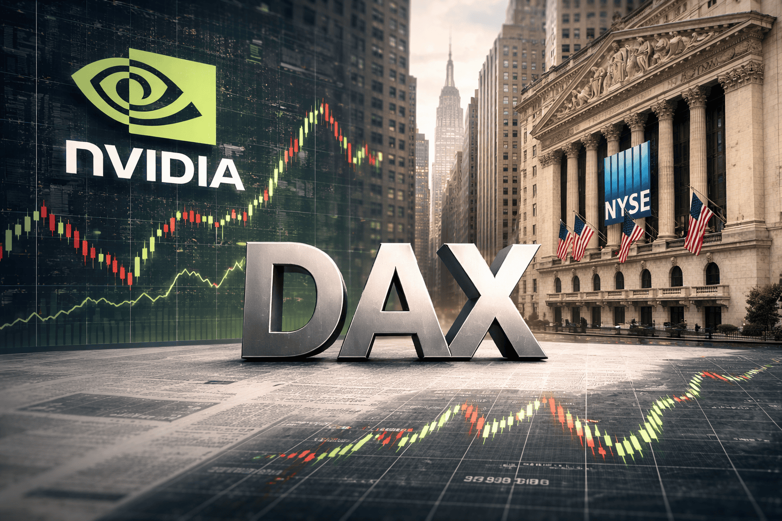 DAX vor kritischer Entscheidung: Nvidia-Zahlen und Renditesorgen prägen den Markt