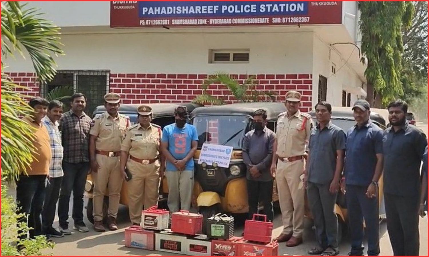 Two arrested in spree of auto and battery thefts across Hyderabad region