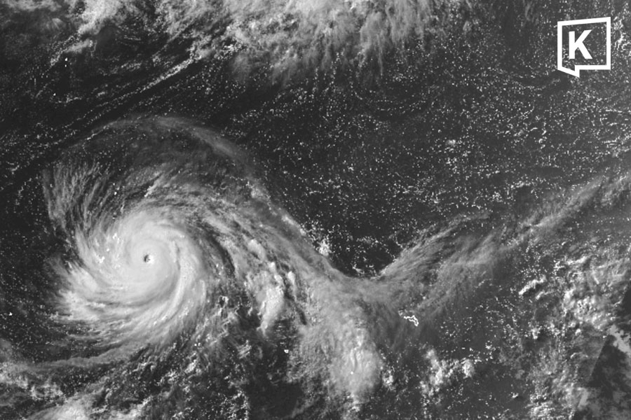 Typhoon Bavi China