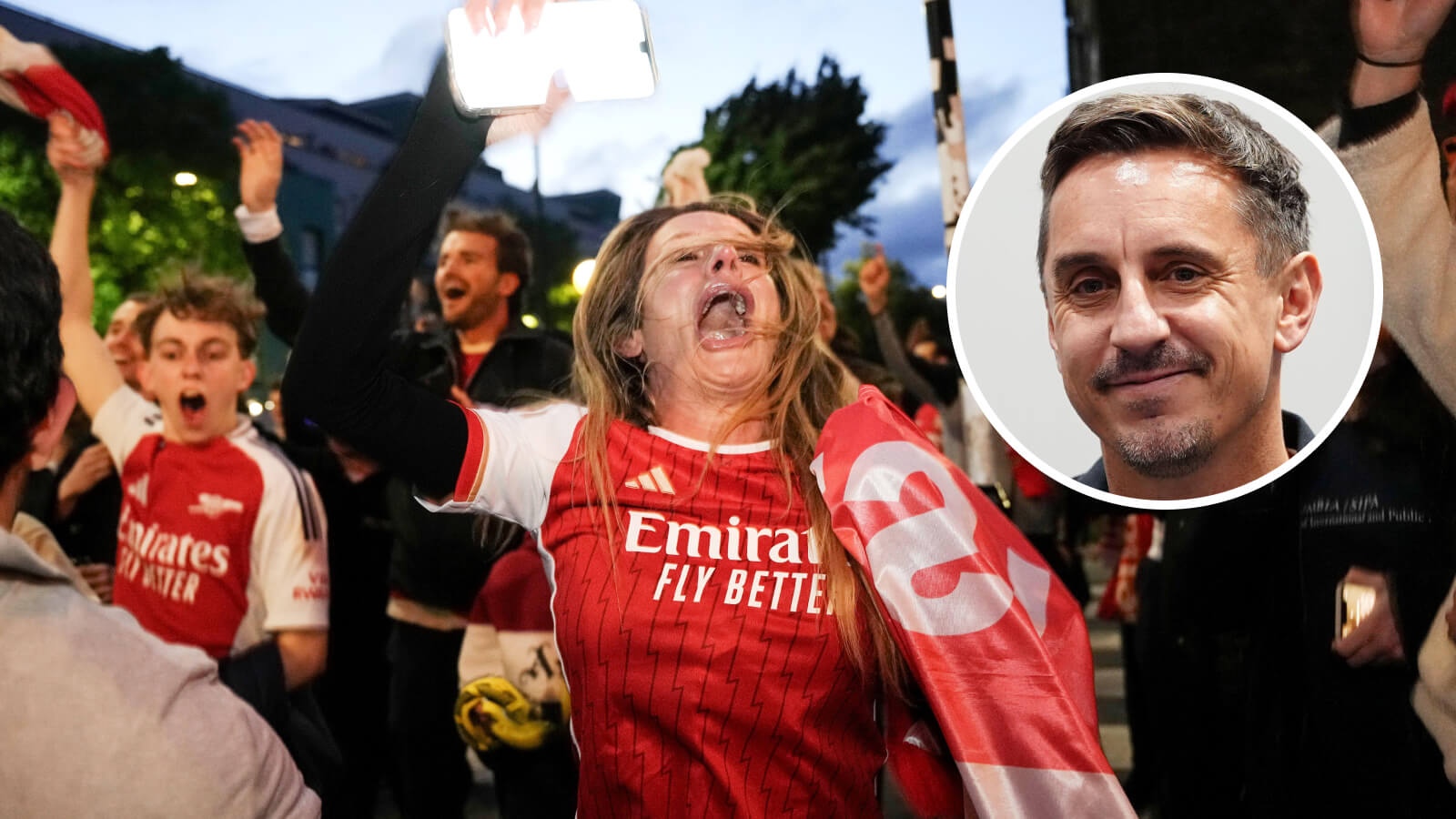 Arsenal's 22-Year Title Win: Fans Cash In on Neville, Carragher and the Doubters