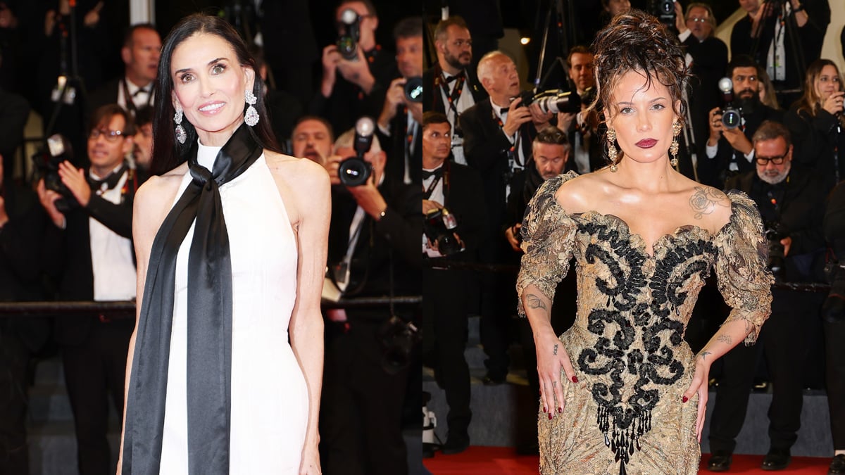 Demi Moore and Halsey Dazzle at Cannes Premiere of 'Man I Love'